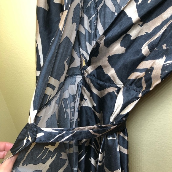 Zara A-line wrap midi dress size S - Picture 6 of 7